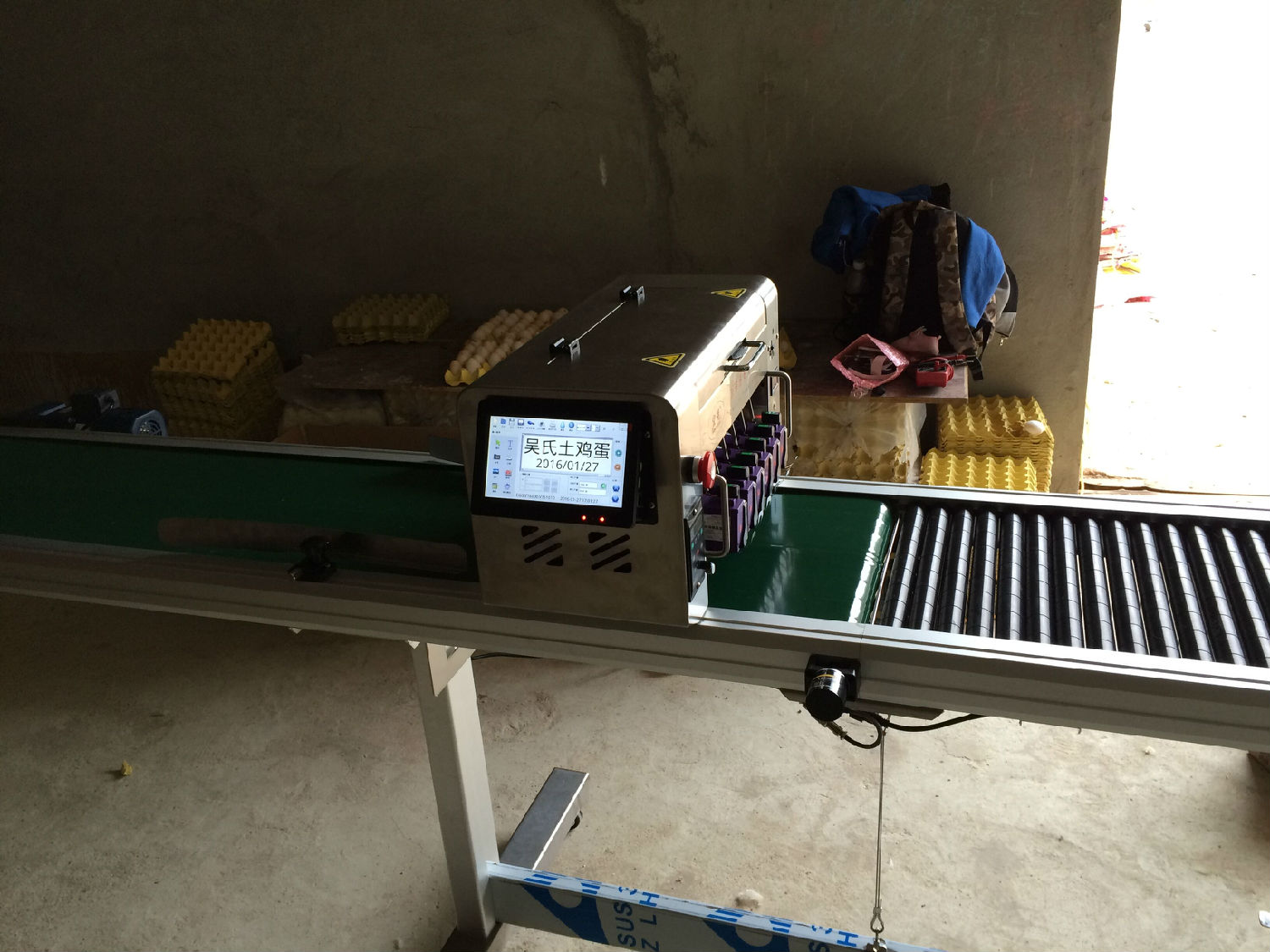 多頭雞蛋噴碼機